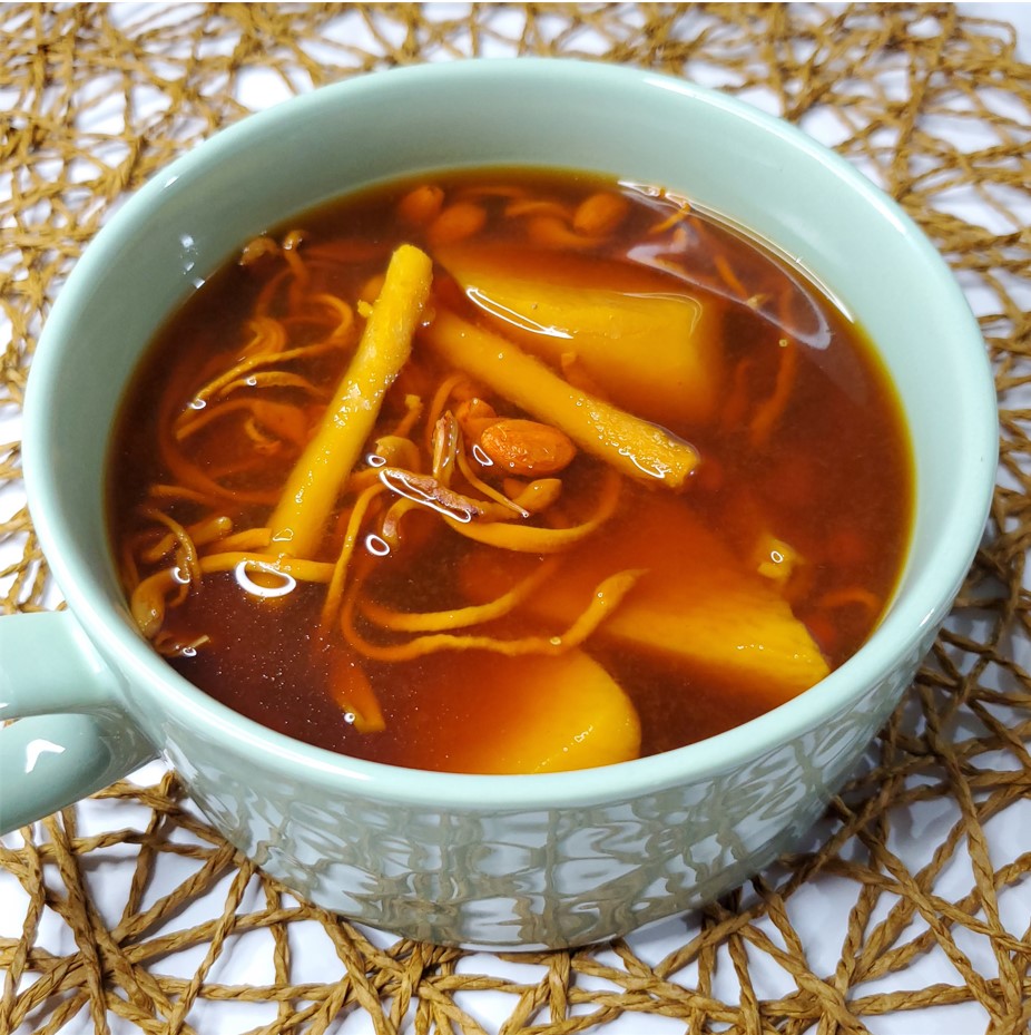 淮山沙參蟲草花素湯 