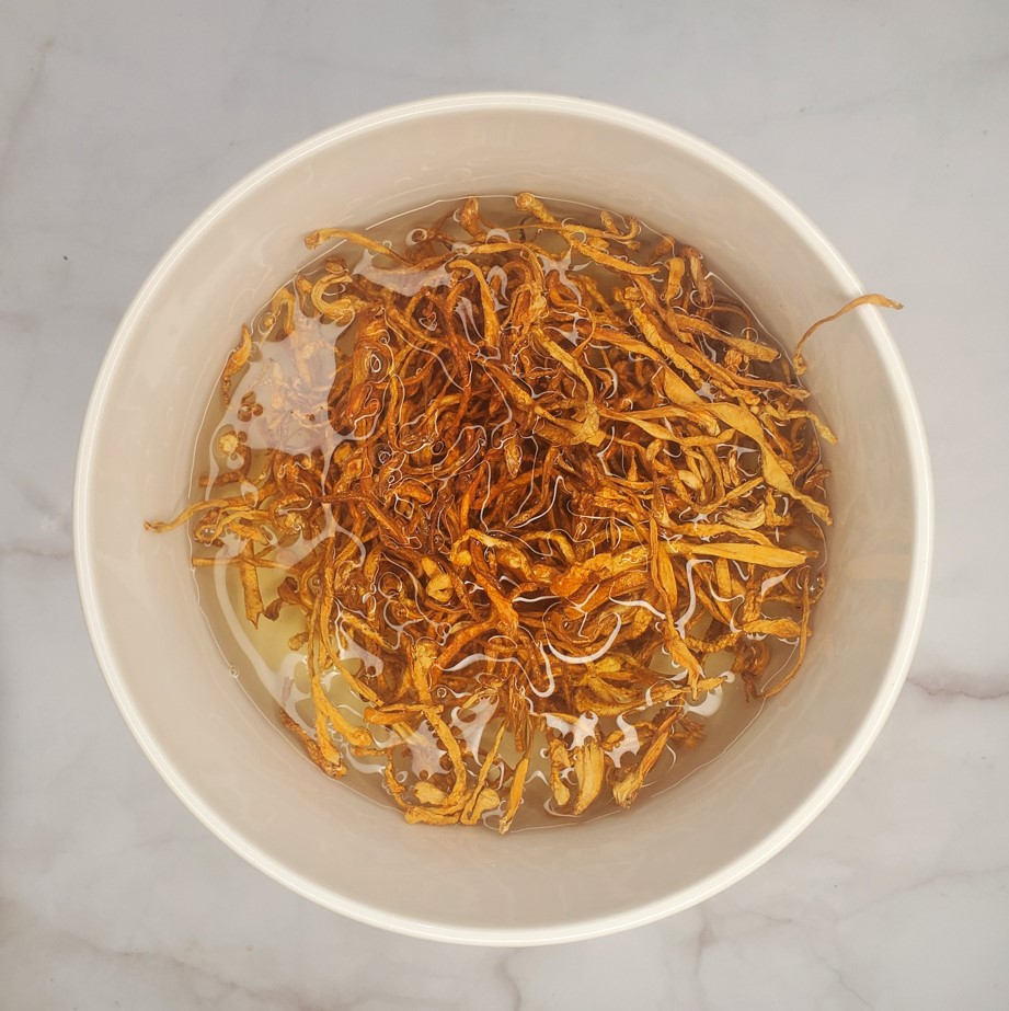 淮山沙參蟲草花素湯