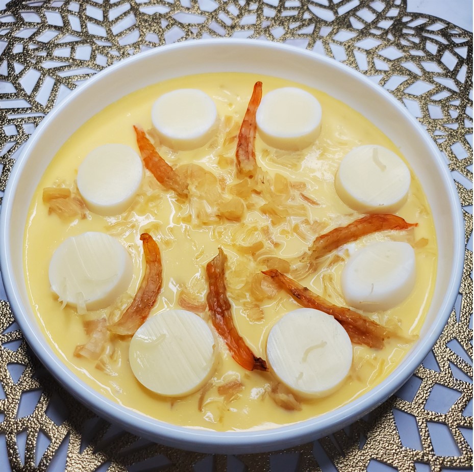 瑤柱蝦乾玉子豆腐蒸水蛋5