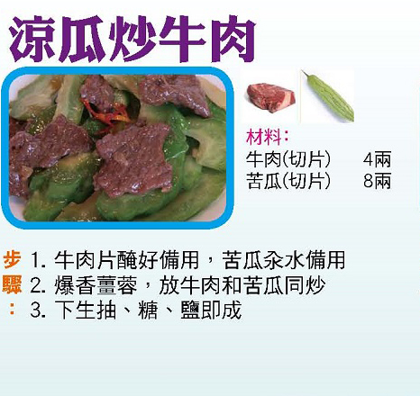 涼瓜炒牛肉