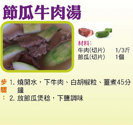 節瓜牛肉湯