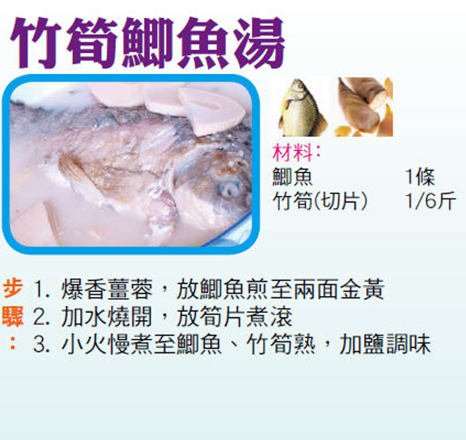 竹筍鯽魚湯