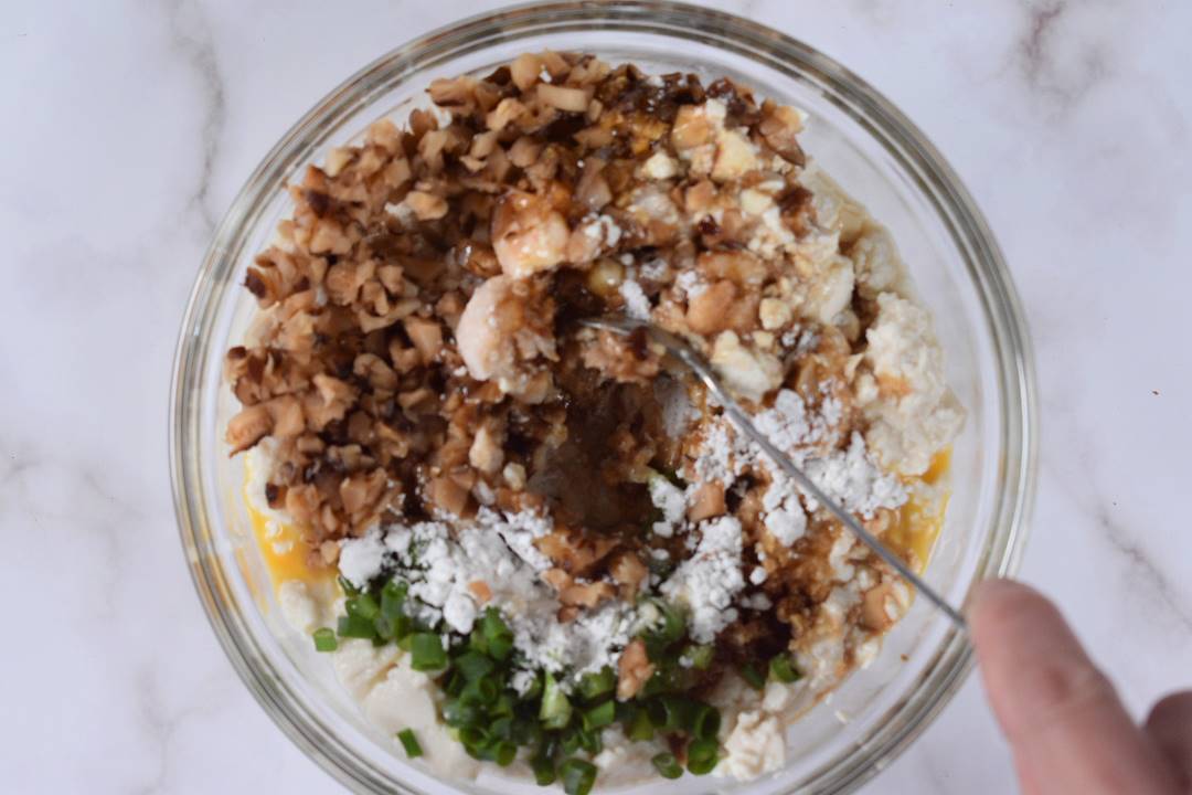 蒸琵琶豆腐