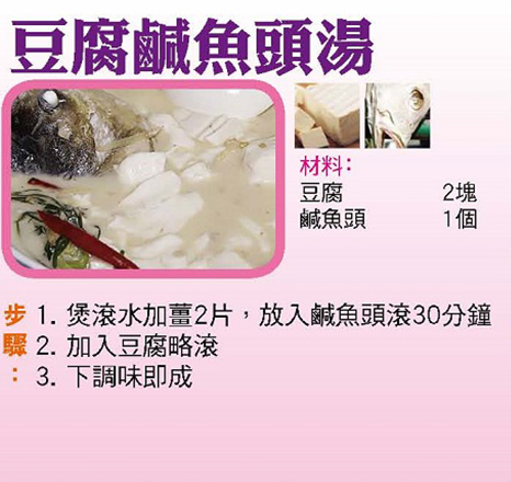 豆腐鹹魚頭湯