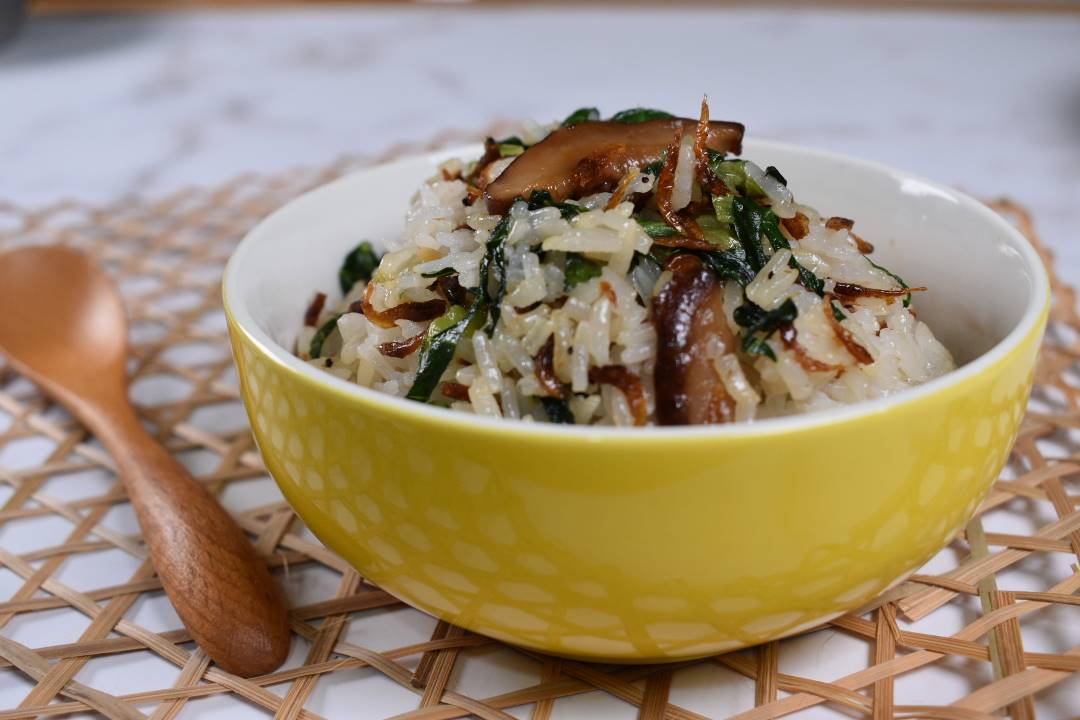 香菇櫻花蝦菜飯