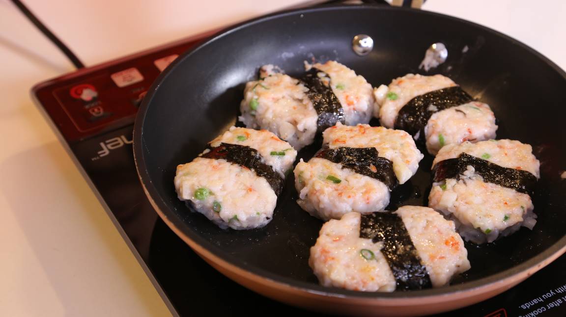 煎蝦餅