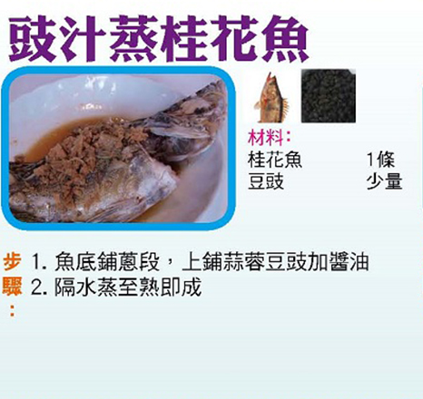 豉汁蒸桂花魚