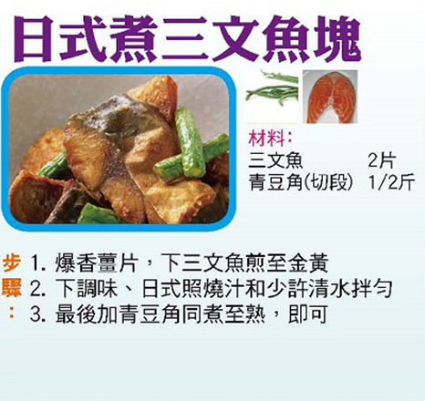 日式煮三文魚塊