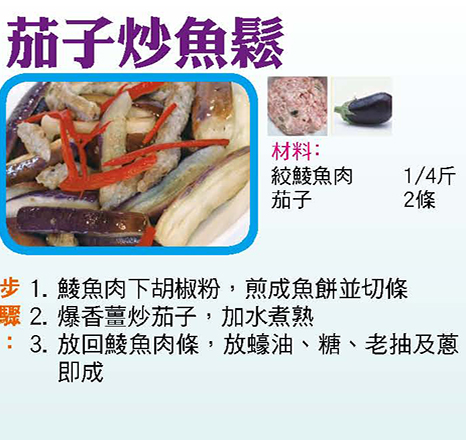 茄子炒魚鬆