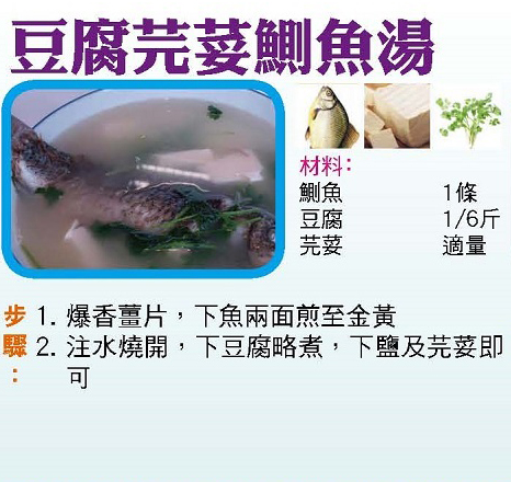 豆腐芫荽鰂魚湯