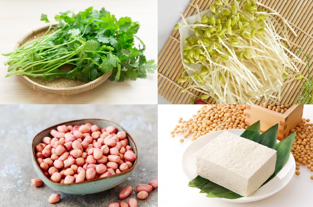 甘溫之品包括： 黃豆芽、綠豆芽、豆腐、豆豉、大麥、小麥、大棗、花生、黑芝麻、柑桔、薑、香菜