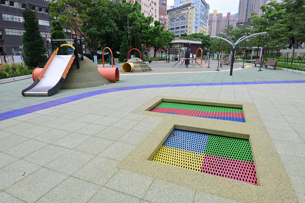 兒童樂園:  東啟德公園明日啟用，園內設有兒童遊樂場。