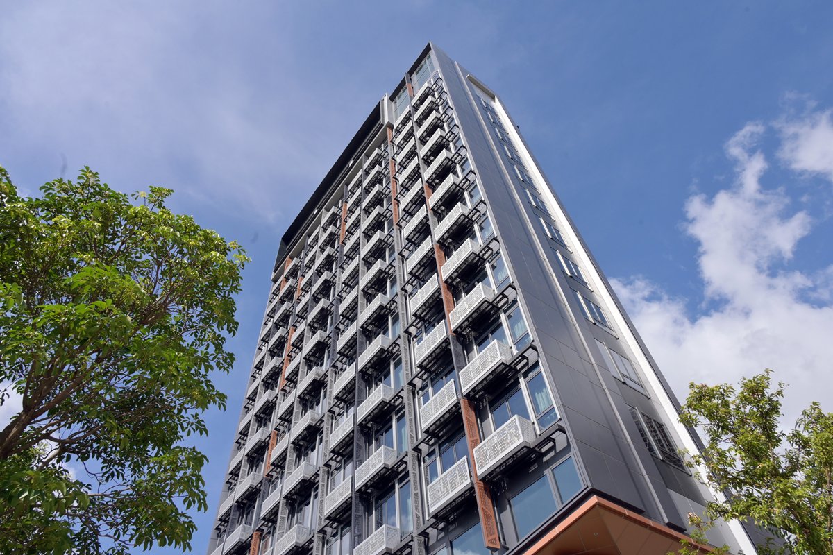 匠心建築:  創新斗室是首幢以組裝合成建築法興建的高樓層建築。