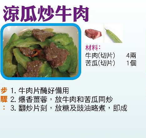 涼瓜炒牛肉