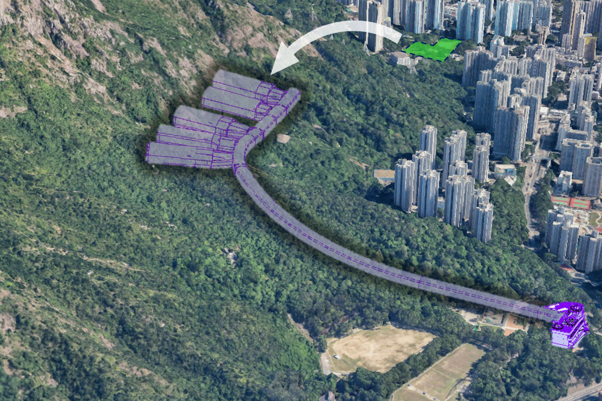 搬遷水庫:  搬遷鑽石山食水及海水配水庫往岩洞可騰出黃大仙區現址約四公頃土地興建房屋和社區設施。