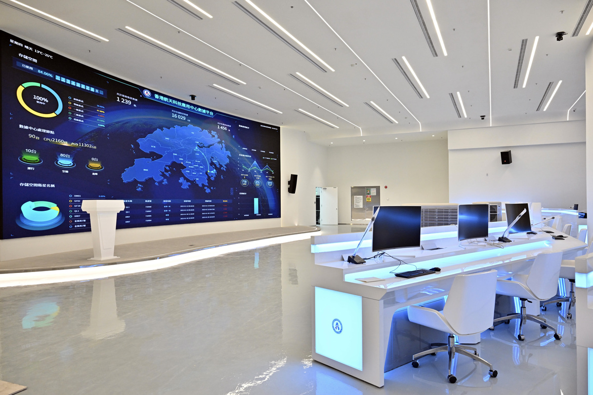 吸引企業:  中心成功吸引從事衞星製造的企業進駐。