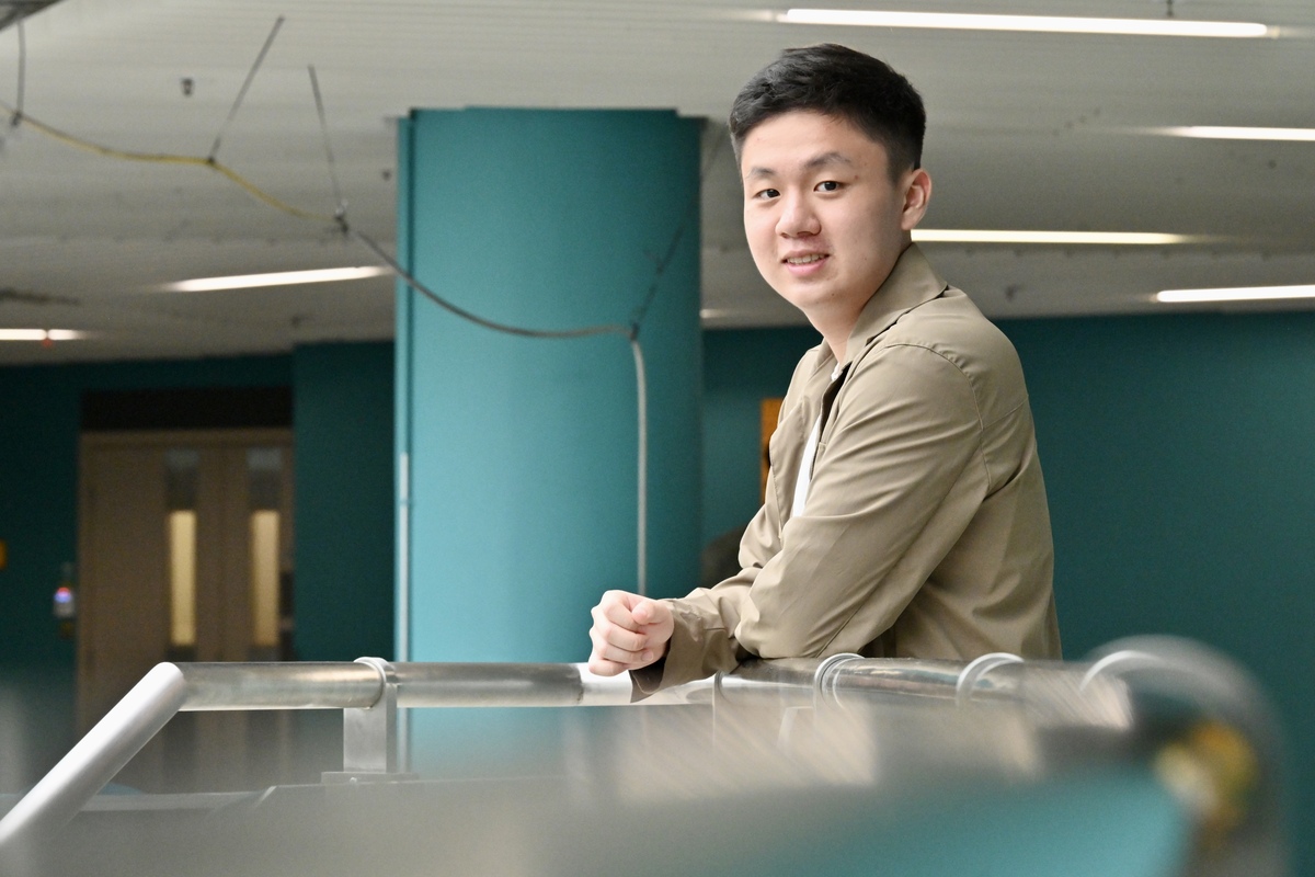 機遇處處:  印尼留學生Kevin受家人啟發來港升學，認為香港為學生畢業後的發展提供更多元選擇，期望日後在港創業。