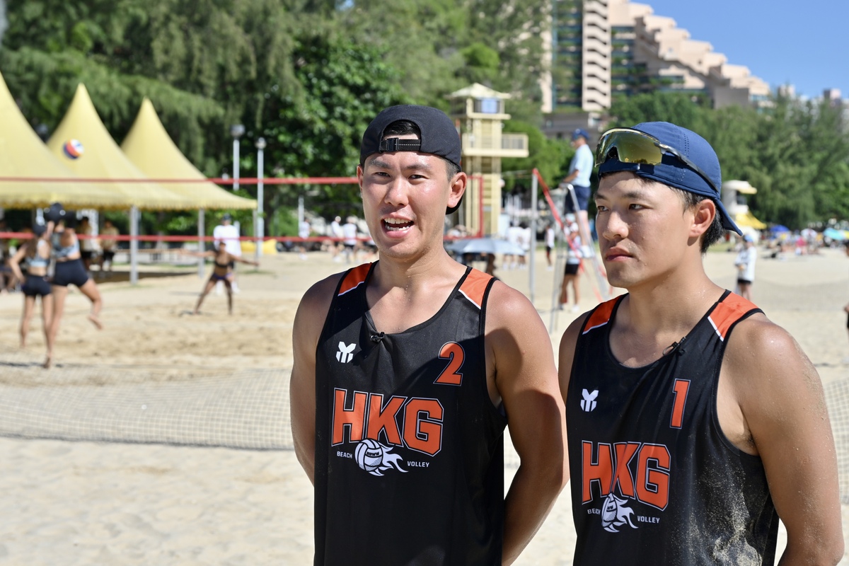 全力備戰:  謝鍵泓（左）和黃嘉潤正全力備戰，冀獲取好成績。