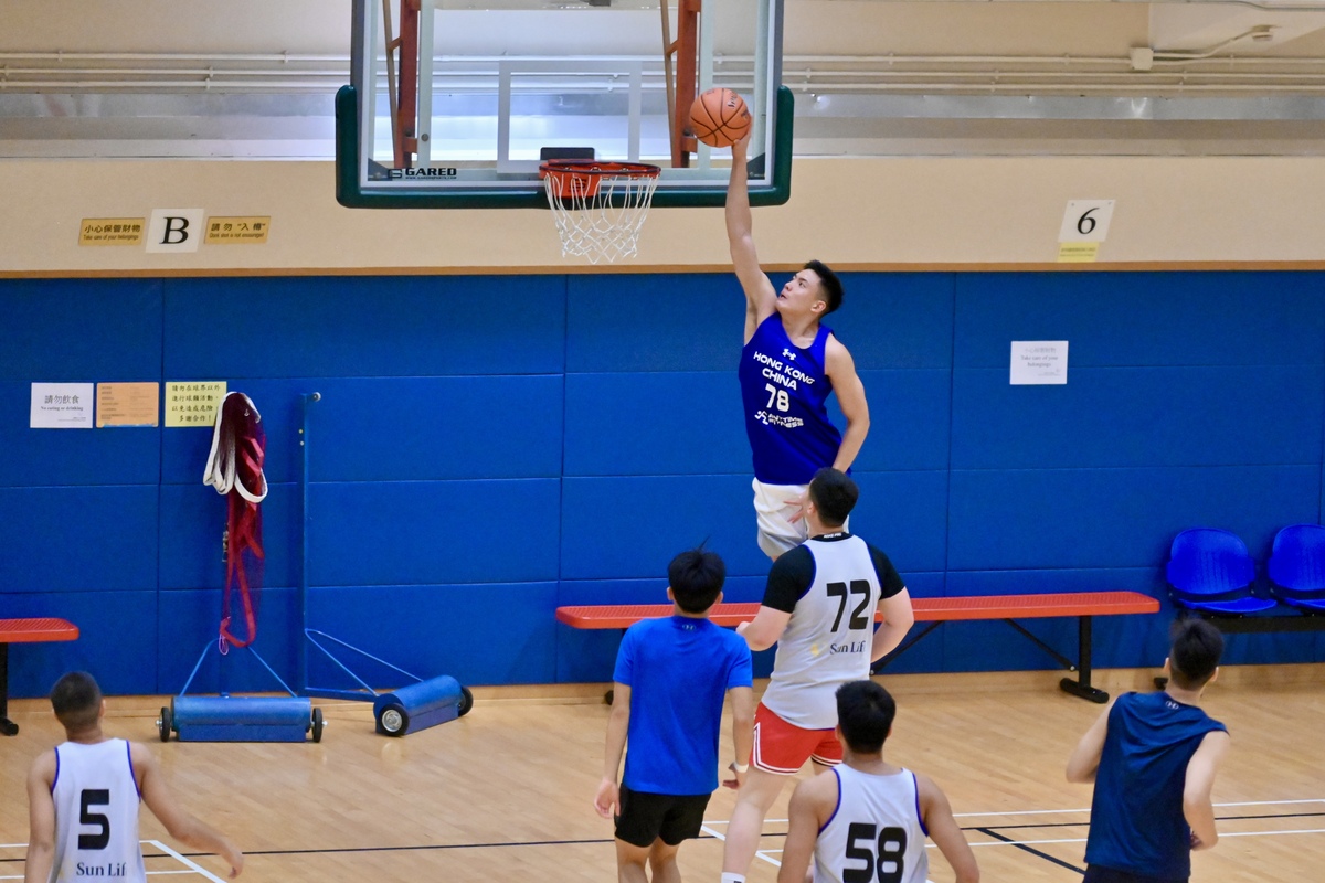 蓄勢待發:  全運會籃球男子22歲以下組的賽事下月在紅館舉行，披上港隊戰衣的球員不少是年輕新銳。