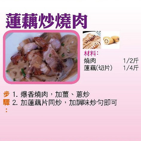 蓮藕炒燒肉