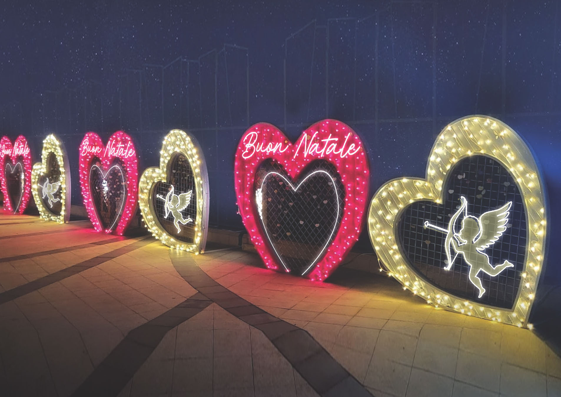 Love Lock Promenade adorned