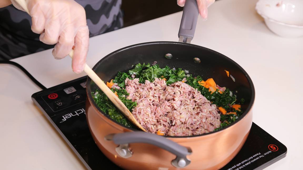 黑豆甜薯炒飯 食譜分享