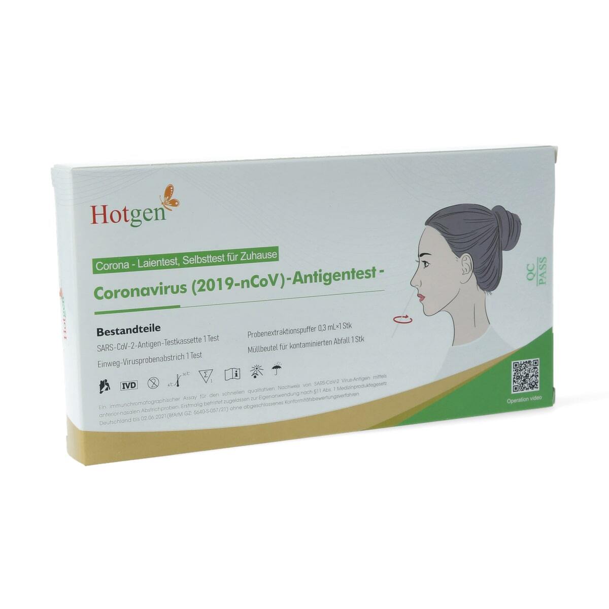Hotgen 北京熱景生物Hotgen Coronavirus (2019-nCoV) Antigen Test Kit