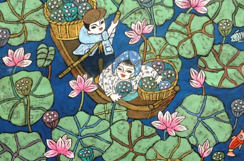 農家畫是另一派的畫作、是一種描繪農村生活、田園風光與農民勞作場景的藝術形式、充滿濃厚的鄉土情懷與文化記憶。它不僅展現了農業社會的日常、也反映了人與土地的深厚連結。去畫確實是個新嘗試...
