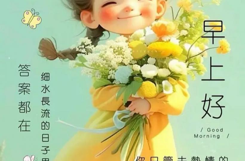 各位早晨只管去熱情的对待每一天...