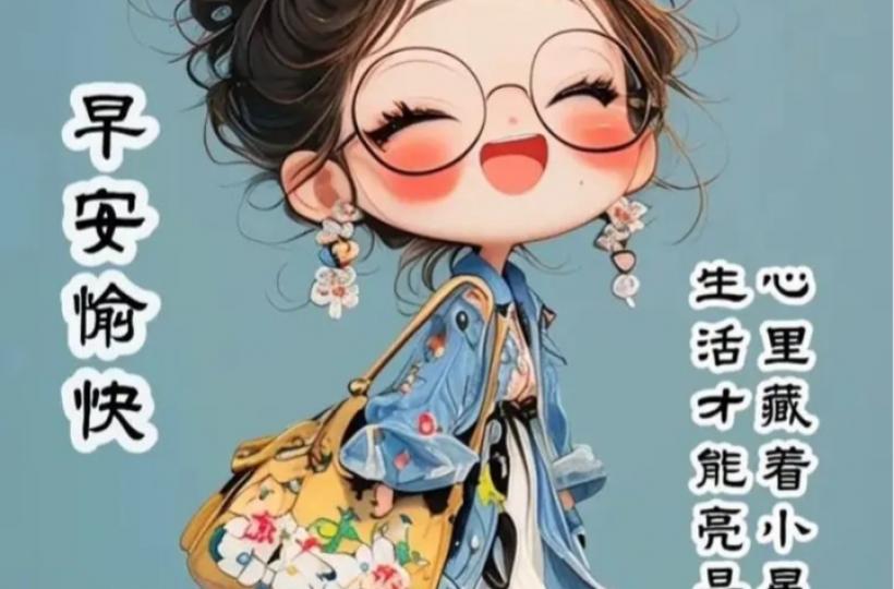 各位早晨.心里藏着小星星.生活才能亮晶晶...