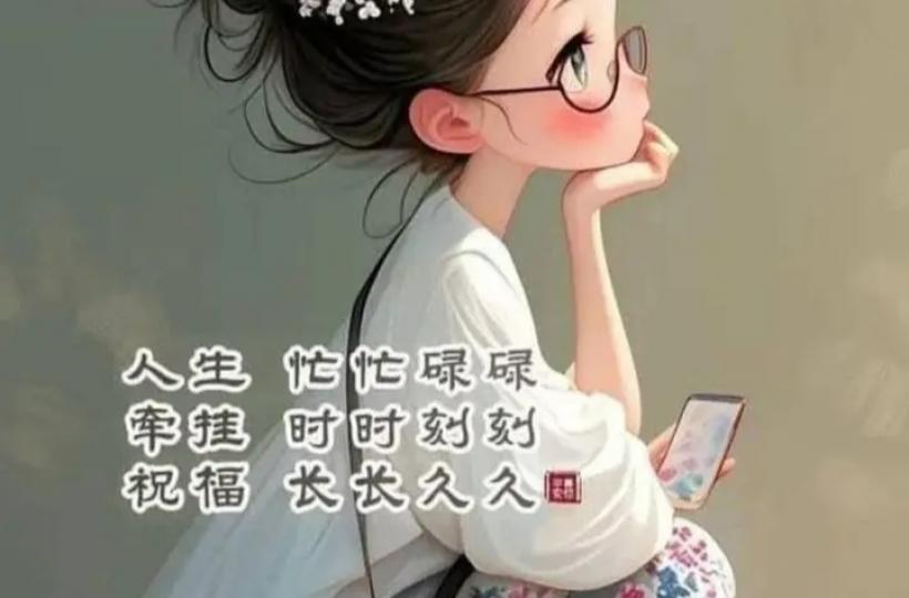 各位早晨祝福長長久久...