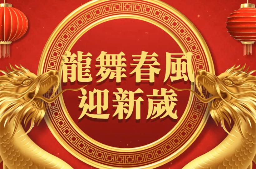 龍舞春風迎新歲