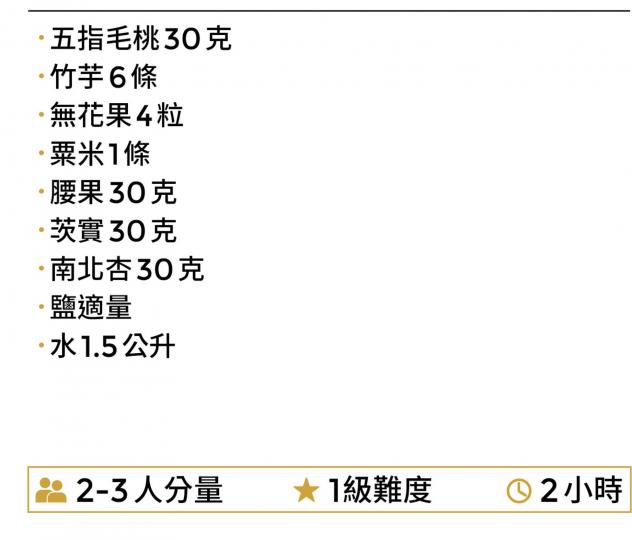 五指毛桃齋湯,無肉一樣好味道!...