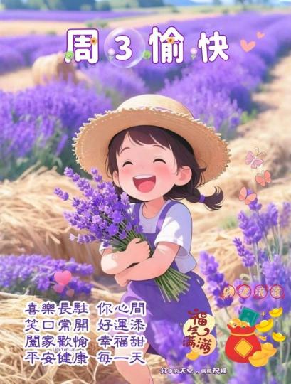 笑口常開
                                                    好運添!...