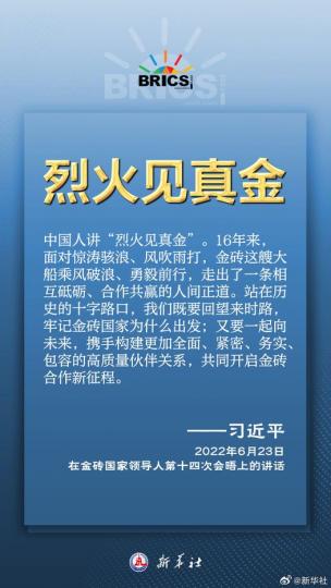 推動金磚合作，習近平主席金句盡顯中國智慧...