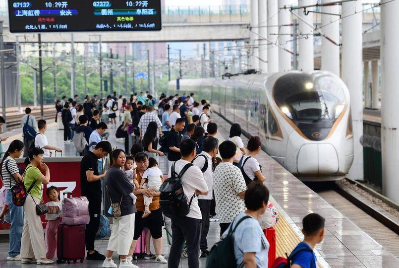 China has seen 307 million railway passenger trips...