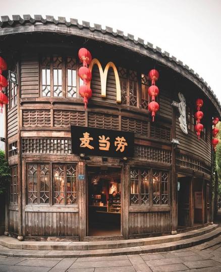 大理石麥當勞也超華麗......