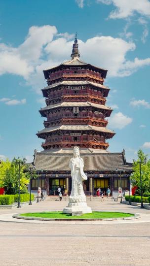 应县木塔，又称佛宫寺释迦塔...