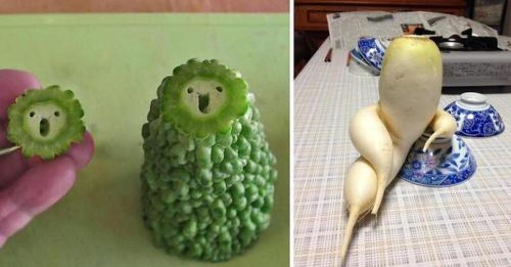 小鴨形狀的番茄也超Q超療癒...