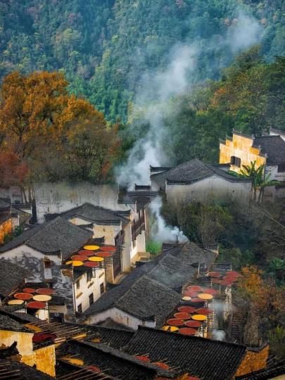 江西婺源曬秋，中國最美鄉村江西婺源曬秋，中國最美鄉村...