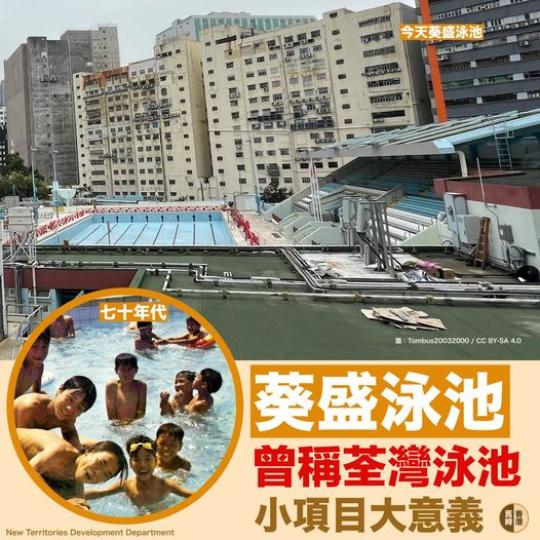 曾稱荃灣泳池：小項目大意義...