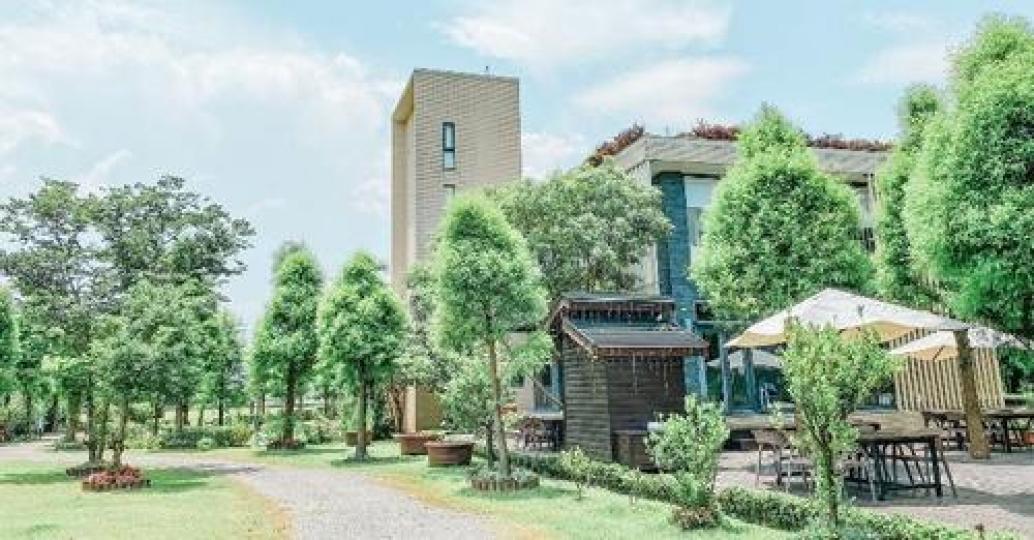 躺在床上就能透過窗戶欣賞森林風光...