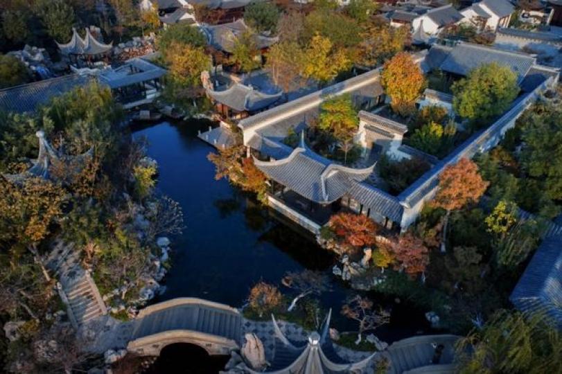 走進風光旖旎的宛園.......