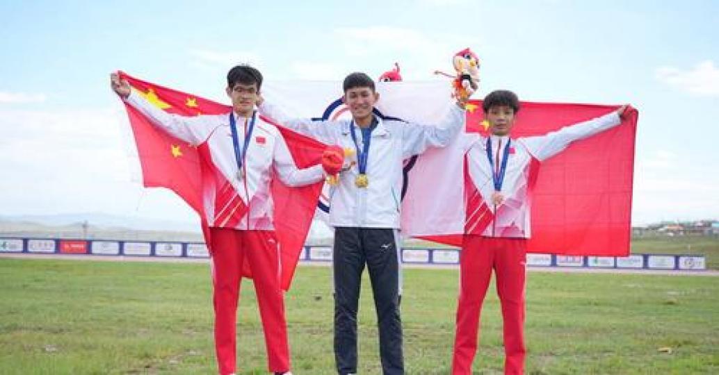 男子三級跳遠選手趙崑祥奪金，田徑隊首日進帳1金、1銀、1銅！...