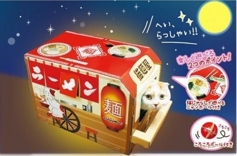 Narikiri Box紙板貓貓拉麵屋...