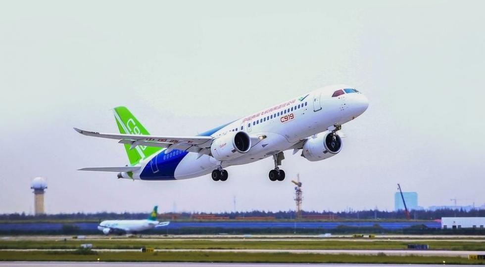 全球首架C919今天開啟100小時驗證飛行...