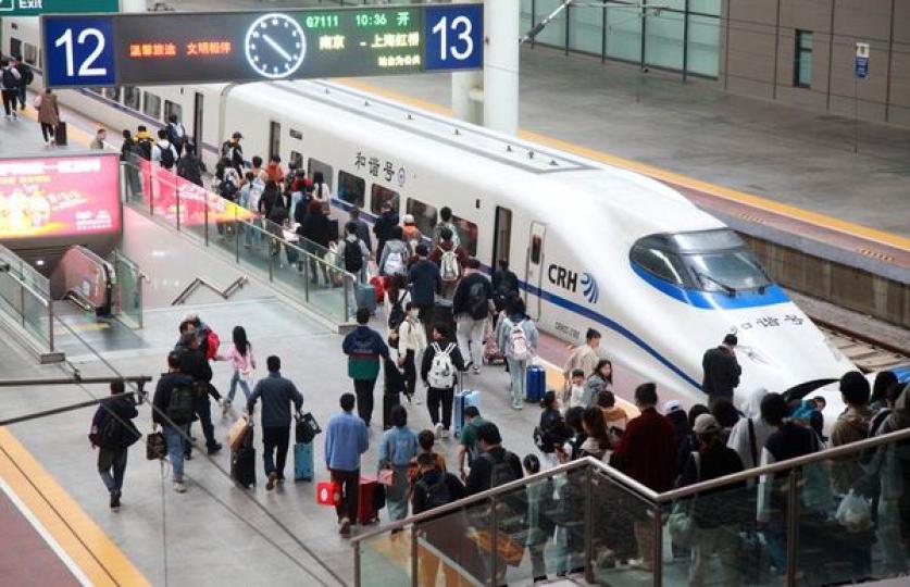 China recorded 360.15 million railway passenger trips in April... China recorded 360.15 million railway passenger trips in April...