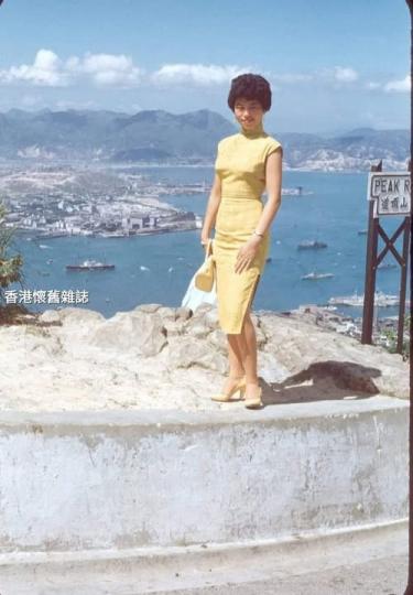 六十年代 山頂留影。.......