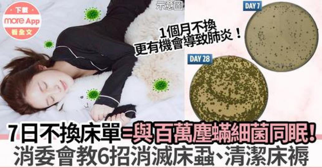 要勤換床單呀！......