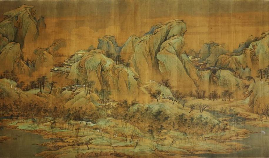 意境幽雅的《江山秋色圖》...